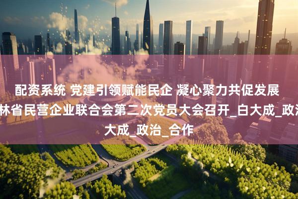 配资系统 党建引领赋能民企 凝心聚力共促发展 中共吉林省民营企业联合会第二次党员大会召开_白大成_政治_合作